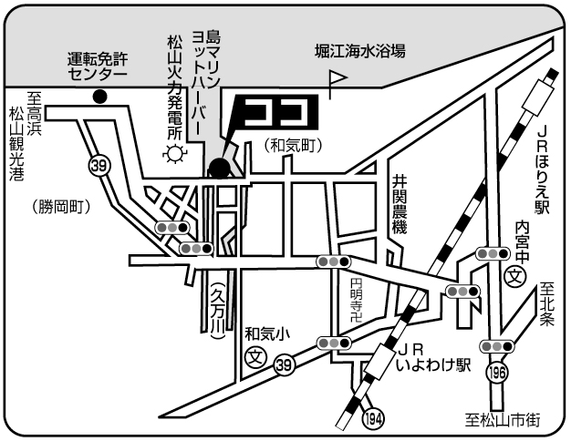 島マリン和気ヨットボートハーバー地図